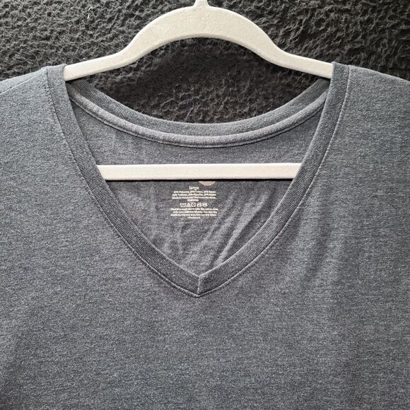 Goldtoe Womens T-Shirt Gray Size Large Polyester/Cotton Blend Short Sleeve - Picture 7 of 12